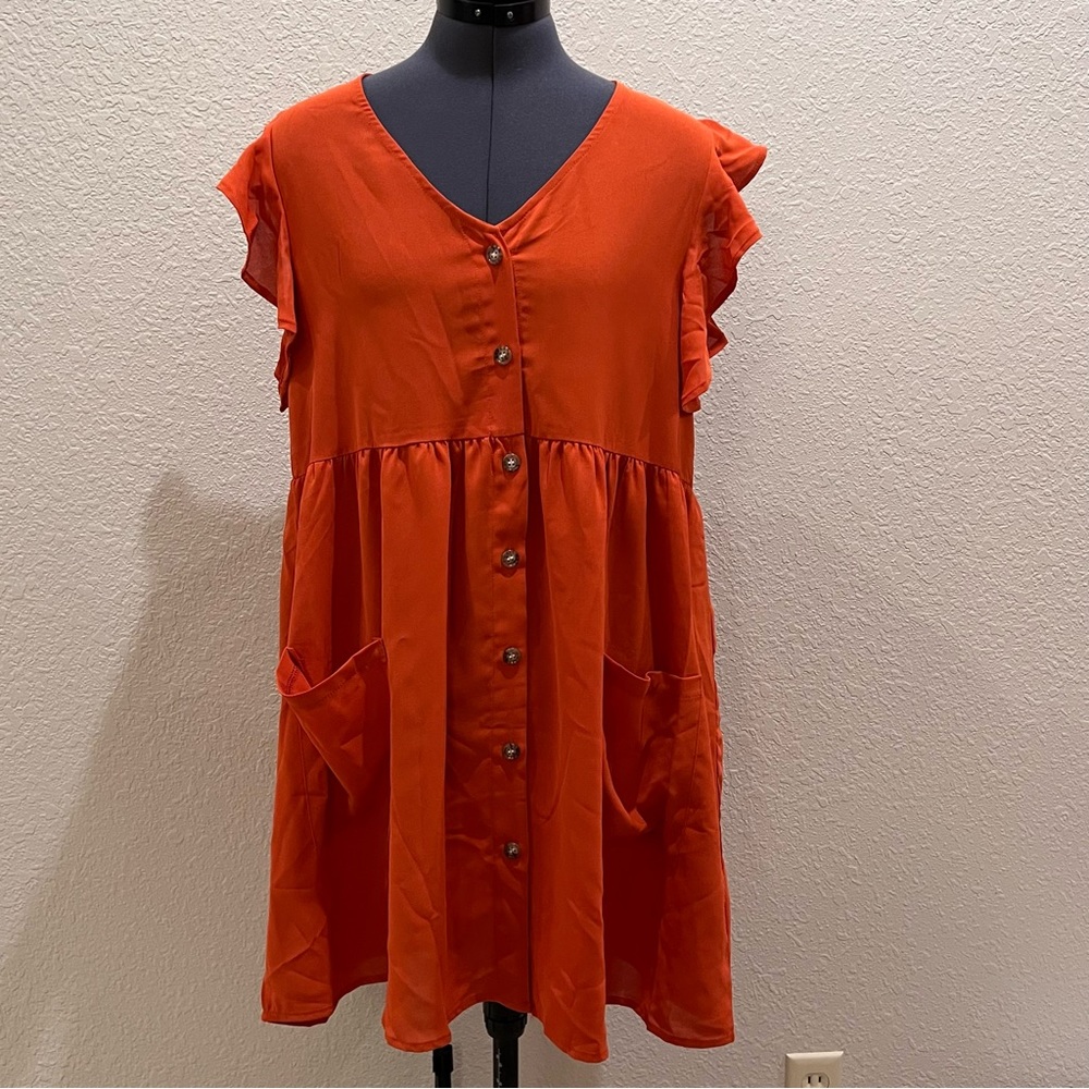 Orange dress